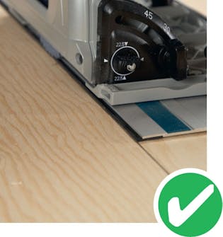 Sänksåg eller cirkelsåg Sänksåg eller cirkelsåg